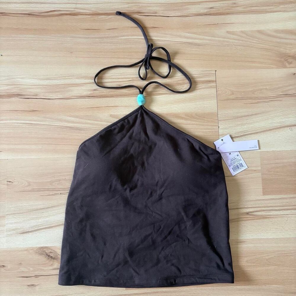 Wild Fable NWT Brown Halter Crop Top size M